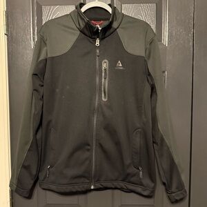 Ascend Black and Gray Men's Jacket SZ M